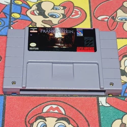 Mary Shelley's Frankenstein (Super Nintendo) SNES Authentic/Cleaned/Tested Game
