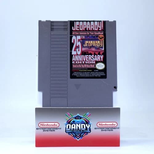 Jeopardy 25th Anniversary Authentic, Tested - NES