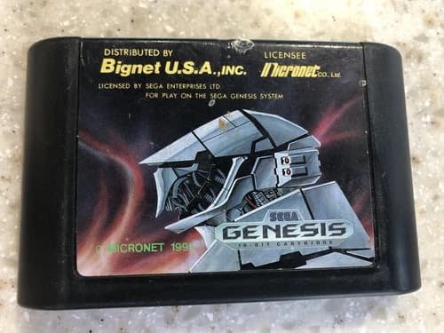 HEAVY NOVA SEGA GENESIS GAME CARTRIDGE ONLY WORKS WELL NES HQ