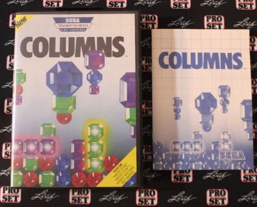 Columns - Sega Master System (1990) Complete CIB - Classic Puzzle Game