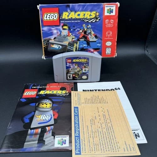 LEGO Racers Nintendo 64 N64 Complete In Box With Reg Card Fast Shipping