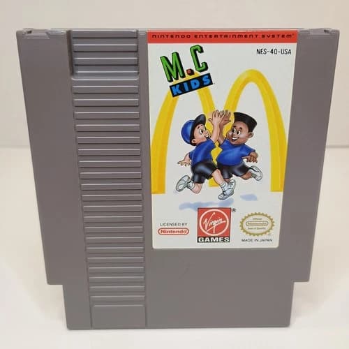 M.C Kids - NES Game. Cleaned. Tested. Working.
