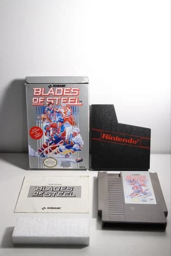 Blades Of Steel (Nintendo NES, 1987) CIB Complete w/Manual Tested