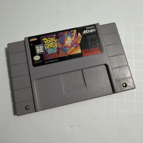 Porky Pig's Haunted Holiday (Super Nintendo SNES 1995) Cartridge Only *TESTED*