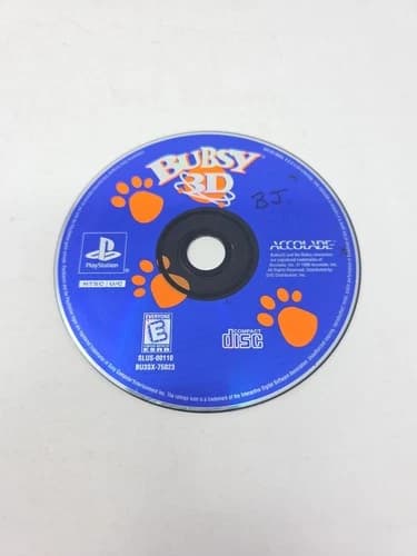 Bubsy 3D PlayStation 1 PS1 Disc Only Loose Disc Tested