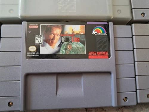 True Lies Super Nintendo Snes Tested Authentic Cartridge Only