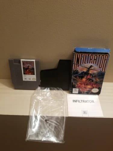 Infiltrator (Nintendo Entertainment System, 1990) cib complete in box