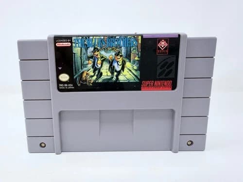 The Blues Brothers (Super Nintendo, SNES, 1993) TESTED & WORKS