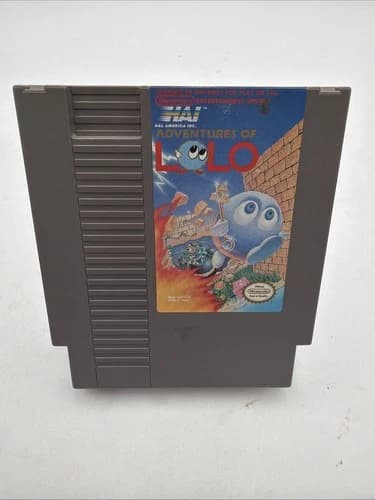 Adventures of LoLo Nintendo NES Cartridge Only Tested Authentic 1989