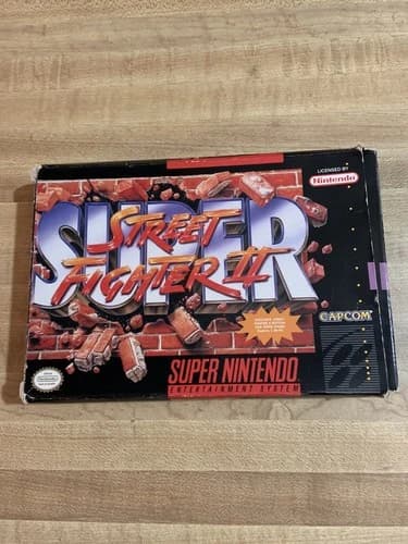 Super Street Fighter II (SNES) Super Nintendo CIB Complete 1994 Capcom RARE