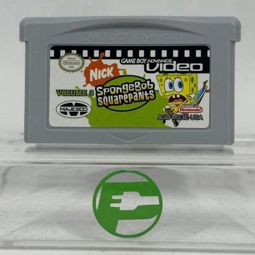 GBA Video SpongeBob SquarePants 3 (Nintendo GameBoy Advance, 04) Cartridge Only