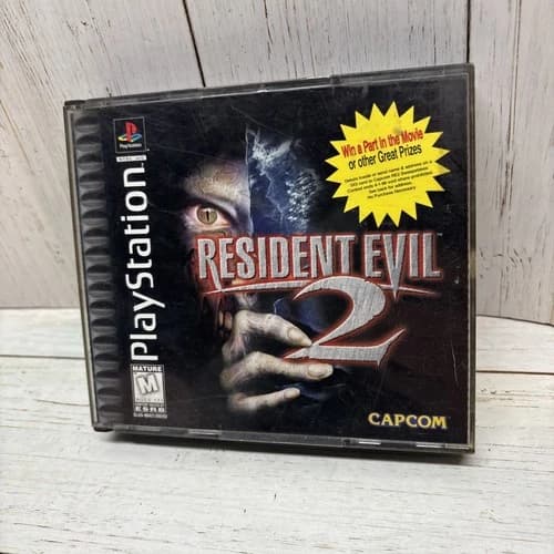 Resident Evil 2 (Sony Playstation/PS1, 1998, Capcom, Complete in Box/CIB)