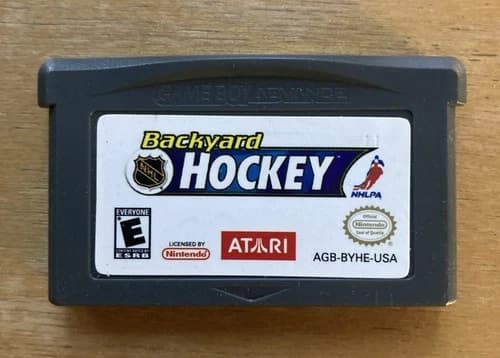 Backyard Hockey Game Boy Advance NHL Atari Authentic Original Tested Works