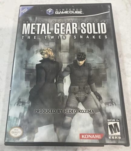 Metal Gear Solid The Twin Snakes (Nintendo GameCube) CIB W/ Manual Tested