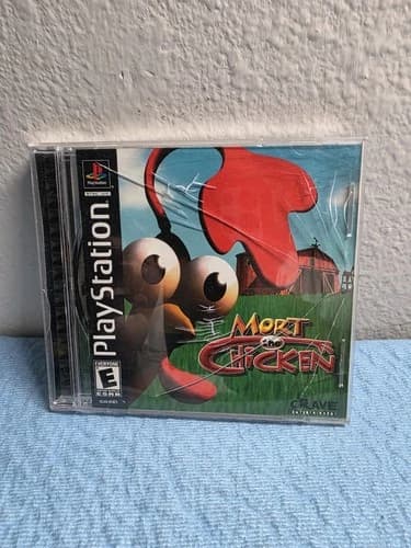 Mort the Chicken (Sony PlayStation 1, 2000) PS1 Complete with Manual - Tested