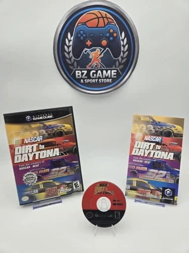 NASCAR Dirt To Daytona Nintendo GameCube Complete In Box CIB
