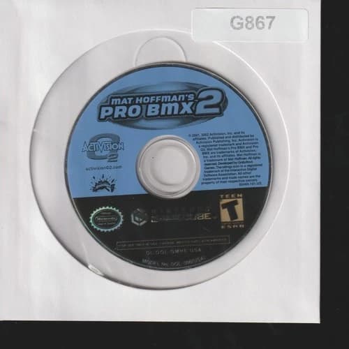 Mat Hoffmans Pro BMX 2 Nintendo GameCube Used Sleeved Video Game