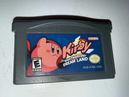 Kirby: Nightmare in Dream Land, GBA, Cartridge Only, Authentic, Tested