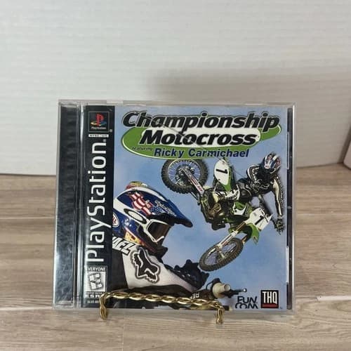 Championship Motocross Ricky Carmichael (PlayStation 1) PS1 CIB Fast Shipping