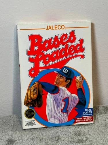 Bases Loaded 1988, Nintendo Entertainment System NES, Tested, CIB