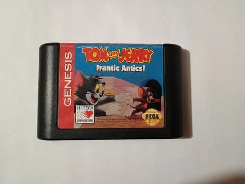 Tom and Jerry: Frantic Antics (Sega Genesis, 1993) Cartridge Only Tested