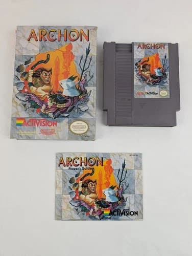 NES Nintendo - Archon - CIB Complete in Box w/ Manual Activision