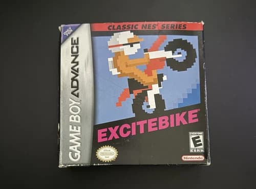 Excitebike Classic NES Series GBA Nintendo Game Boy Advance CIB