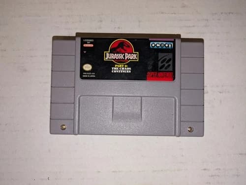 Jurassic Park 2: The Chaos Continues SNES Super Nintendo