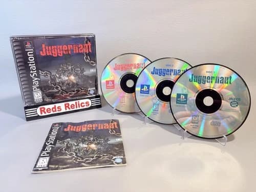 Juggernaut (Sony PlayStation 1, 1999) PS1 Complete CIB - Rare