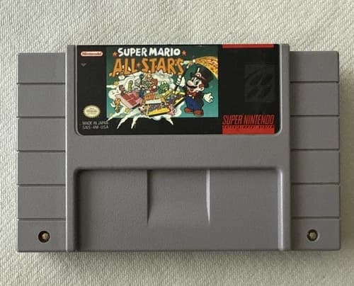 Super Mario All-Stars (Super Nintendo SNES) Authentic & Tested - Ships Fast