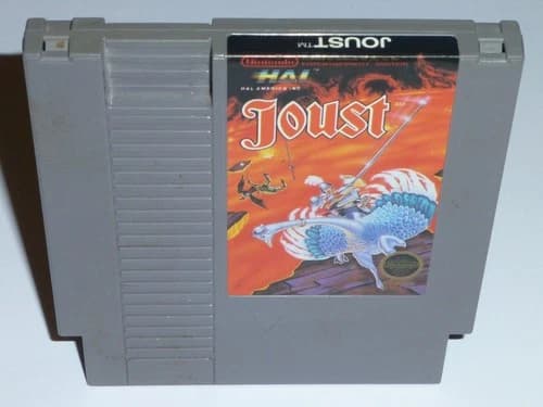 Joust (Nintendo NES Authentic Game) Cleaned Tested Working
