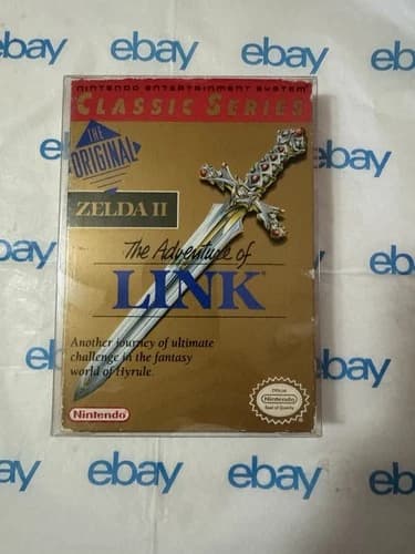 Legend of Zelda II: The Adventure of Link Nintendo NES CIB complete Free Ship