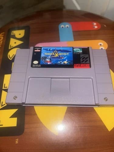 SeaQuest DSV (Super Nintendo SNES) Cartridge - Clean - Authentic!!!