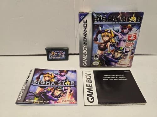 Sigma Star Saga Nintendo Game Boy Advance GBA Complete in Box CIB