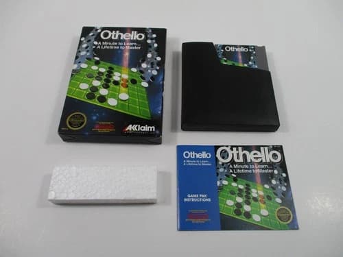 OTHELLO Nintendo NES Game Complete In Box Authentic!