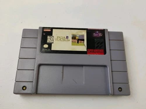 PGA Golf Tour 96 Super Nintendo Entertainment System Authentic Cartridge