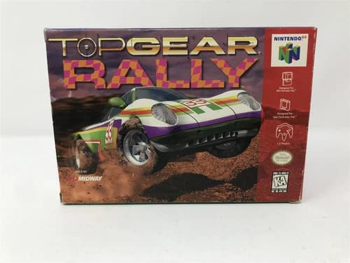 Top Gear Rally - Nintendo 64 N64 - Complete In Box CIB