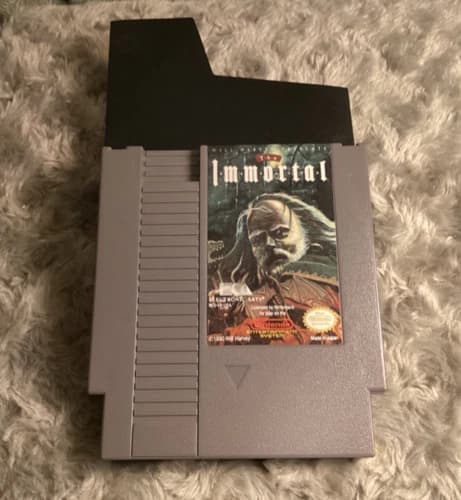 Mint condition cartridge The Immortal Nintendo Entertainment System, 1990