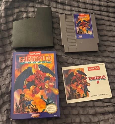 Gargoyle's Quest II Complete In Box Manual (Nintendo Entertainment System, 1992)