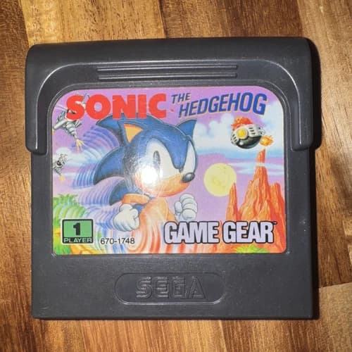 Sonic the Hedgehog Sega Game Gear Cartridge Only