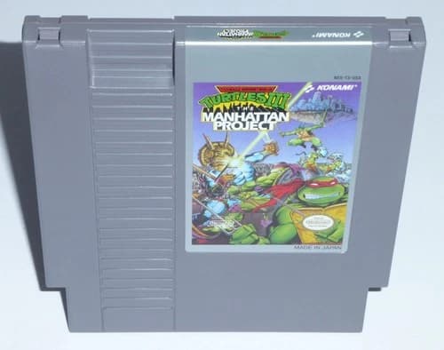 Teenage Mutant Ninja Turtles 3 III The Manhattan Project (Nintendo NES) TMNT