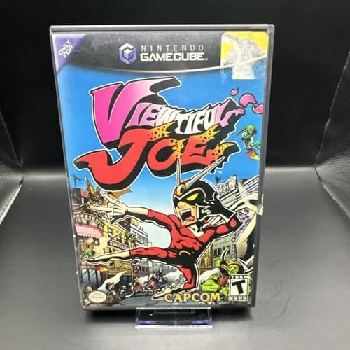 Capcom Viewtiful Joe Nintendo GameCube Complete w/ Manual Case Disc T NTSC 2003