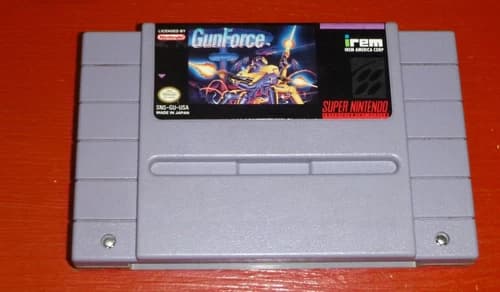 GunForce Gun Force (Super Nintendo Entertainment System, 1992 SNES)-Cart Only