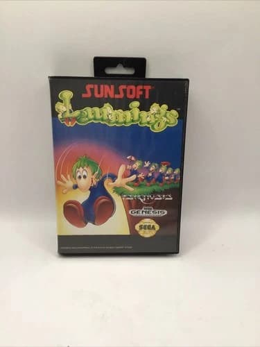 Lemmings Sunsoft Sega Genesis Game