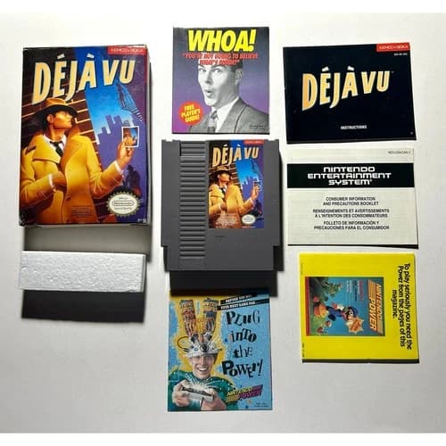 Deja Vu (NES) Works Great Complete CIB🔥