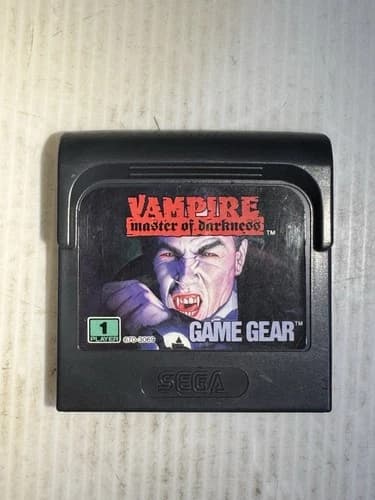 VAMPIRE Master of Darkness, 1992, Sega Game Gear Cartridge