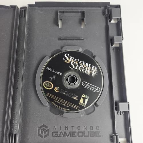 Second Sight (Nintendo GameCube, 2004) Tested and Working Authentic Disc Only