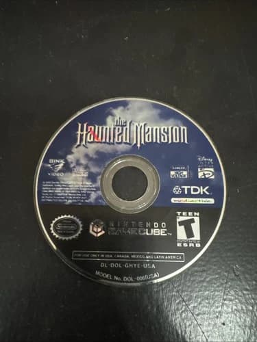 Disney's The Haunted Mansion (Nintendo GameCube, 2003) DISC ONLY TESTED WORKING