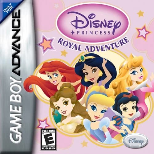Disney Princess Royal Adventure - Game Boy Advance GBA SP