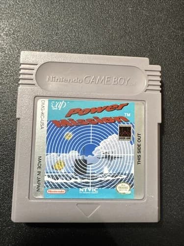 Power Mission Nintendo Game Boy Cleaned & Tested Authentic VGC Video Game Works
